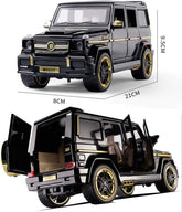 Mercedes-benz G65 Model Die-cast Pull Back Car 1:24 Zinc Alloy Children's Toy with Real Sound and Lights Christmas Gifts for Boys / AMZ
